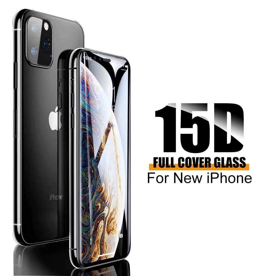 15D Full Cover Protective Glass For Iphone 11 Pro Max Glass Iphone Xs Max Xr X 8 7 6s 6 Plus Tempered Glass Screen Protector 7 X
15D Full Cover Protective Glass For Iphone 11 Pro Max Glass Iphone Xs Max Xr X 8 7 6s 6 Plus Tempered Glass Screen Protector 7 X