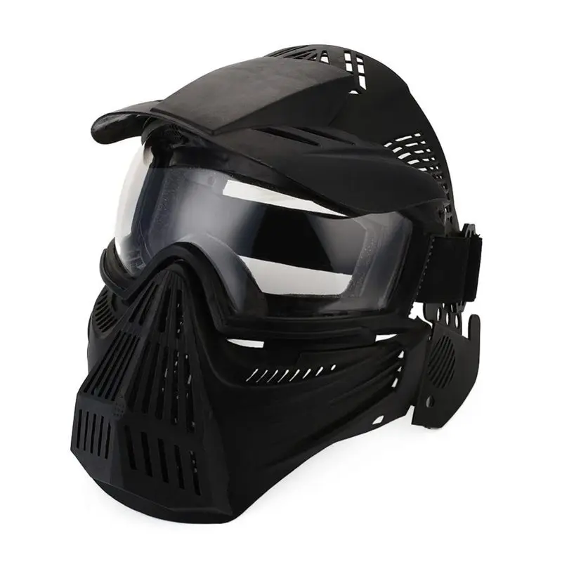 Tactical Outdoor Lens Mask Full Face Breathable Cs Hunting Military Army Airsoft Protection Masks AccessoriesBlack
Tactical Outdoor Lens Mask Full Face Breathable Cs Hunting Military Army Airsoft Protection Masks AccessoriesBlack