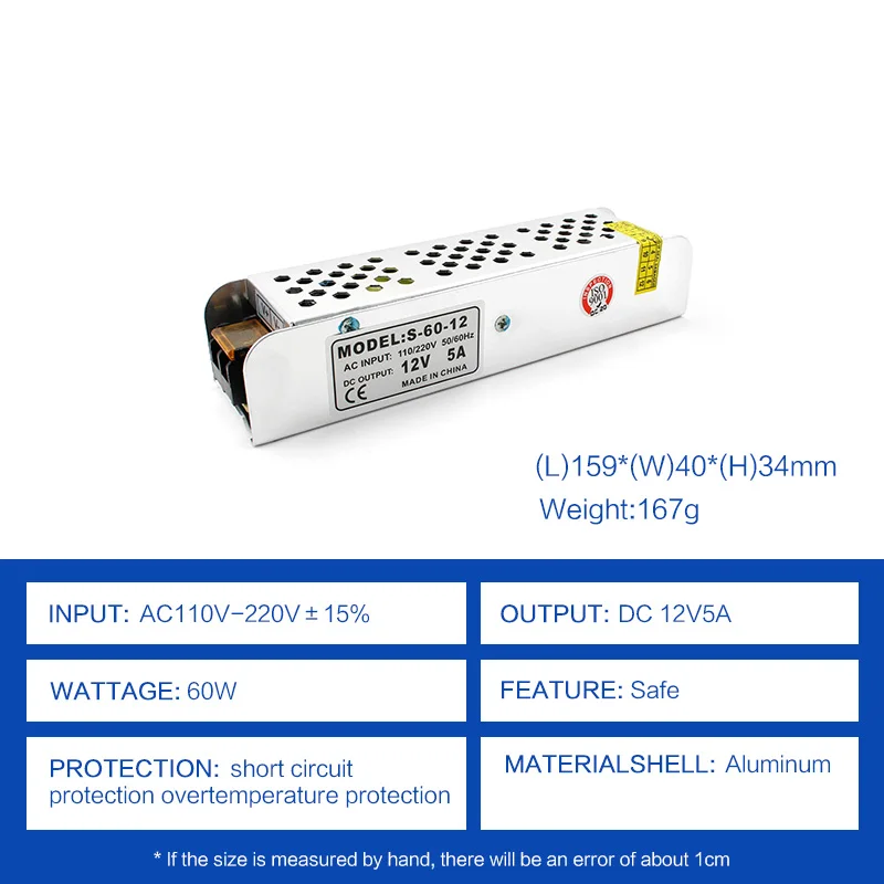 Z02D-Long-Power-12V5A-60W