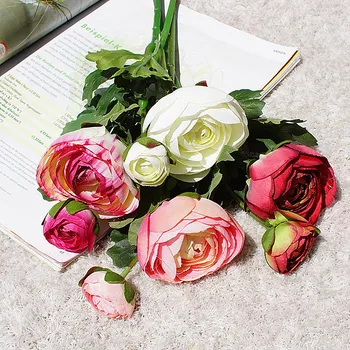 1 bundle New tea roses Bridal bouquet plastic flower home decoration accessories household products artificial flowers cheap
1 bundle New tea roses Bridal bouquet plastic flower home decoration accessories household products artificial flowers cheap