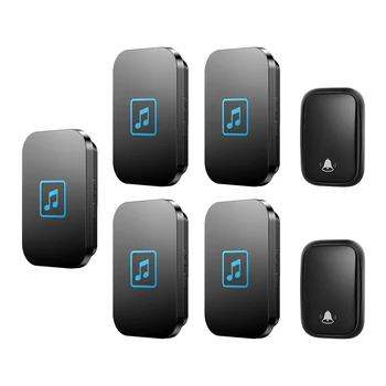 CACAZI Self-powered Wireless Doorbell Waterproof 150M Remote 2 Button 5 Receiver No Battery Smart House Doorbell Digital Calling
CACAZI Self-powered Wireless Doorbell Waterproof 150M Remote 2 Button 5 Receiver No Battery Smart House Doorbell Digital Calling
