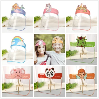 50Pcs/Lot 16 Styles Cartoon Child Face Shield Visors With Glasses Anti-fog Isolation Face Shields Full Protective shield
50Pcs/Lot 16 Styles Cartoon Child Face Shield Visors With Glasses Anti-fog Isolation Face Shields Full Protective shield