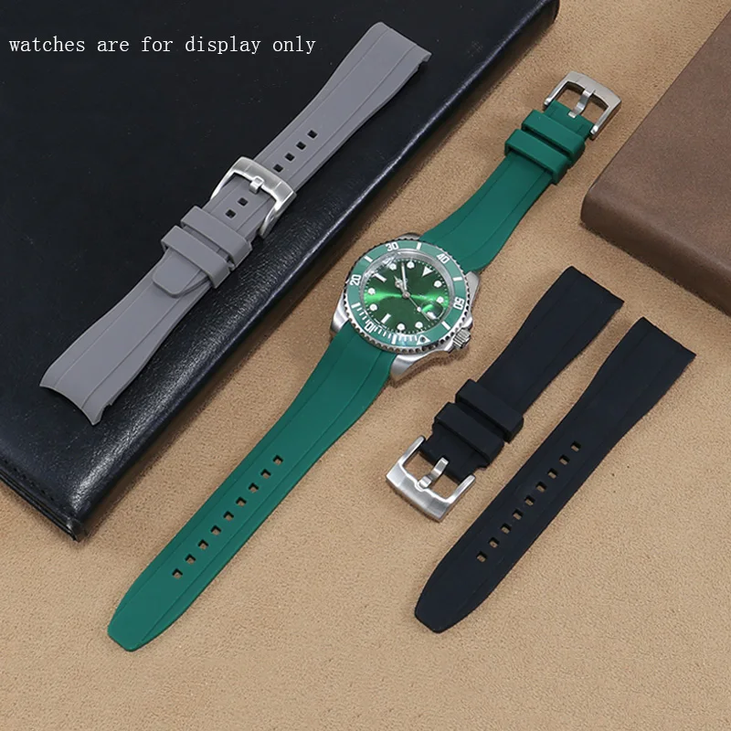 18 20 22mm Waterproof Silicone Rubber Strap Black Gray Green Wristband Arc Interface For Seiko CITIZEN Watch Chain
18 20 22mm Waterproof Silicone Rubber Strap Black Gray Green Wristband Arc Interface For Seiko CITIZEN Watch Chain