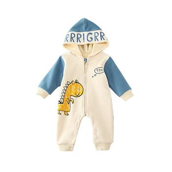 Winter Baby Boys girls Cartoon Dinosaur Rompers Infant Autumn Climbing Jumpsuits Newborn Plus Velvet Hooded Jumpsuit
Winter Baby Boys girls Cartoon Dinosaur Rompers Infant Autumn Climbing Jumpsuits Newborn Plus Velvet Hooded Jumpsuit