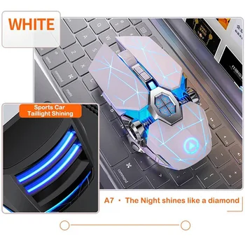 Wireless Optical USB Mouse Gaming Mouse 7 Color LED Backlit Rechargeable for PC JHP-Best
Wireless Optical USB Mouse Gaming Mouse 7 Color LED Backlit Rechargeable for PC JHP-Best