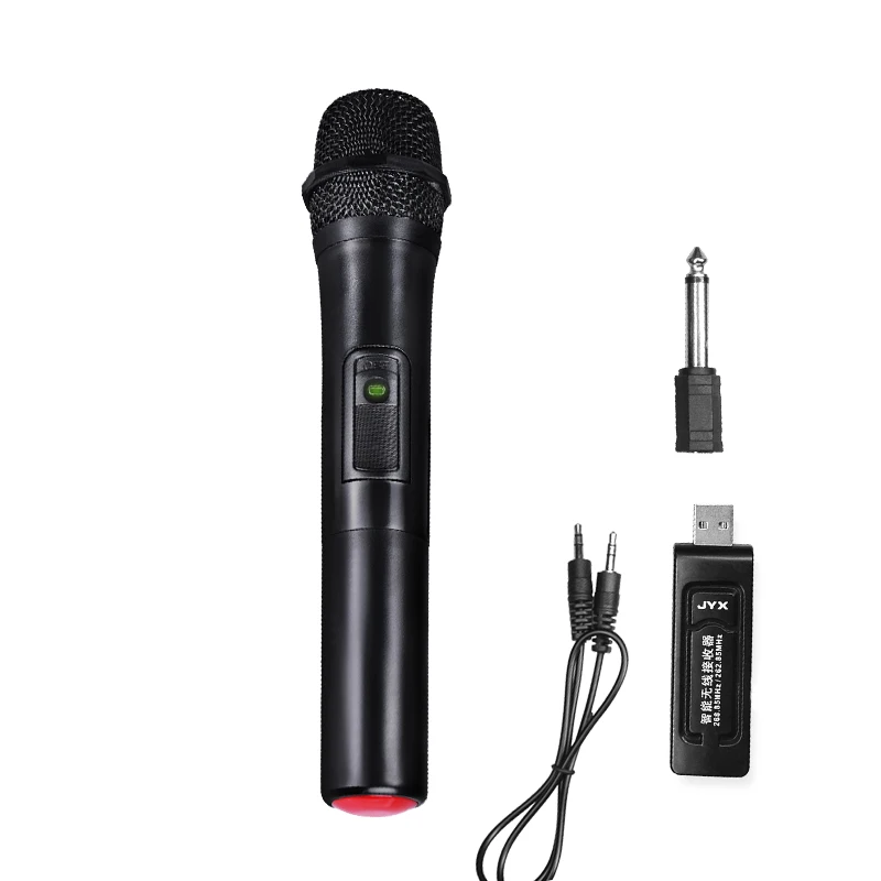 Universal Wireless Microphones Black Portable Karaoke Studio for Bluetooth Speakers Handheld Microphone with USB Receiver
Universal Wireless Microphones Black Portable Karaoke Studio for Bluetooth Speakers Handheld Microphone with USB Receiver