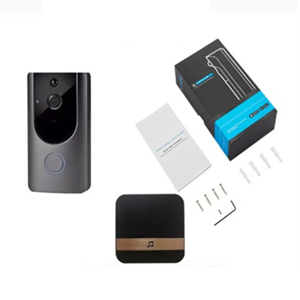 M2-1 Smart 720P WiFi Doorbell Two-way Audio Infrared Night Vision PIR Detection Home Security System Low Power Consumption
M2-1 Smart 720P WiFi Doorbell Two-way Audio Infrared Night Vision PIR Detection Home Security System Low Power Consumption
