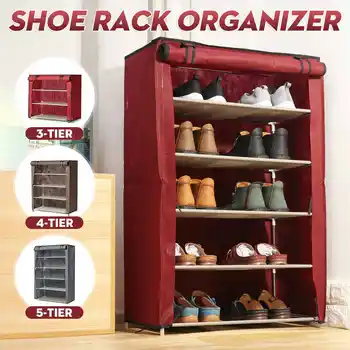 Multi Tiers Dust Proof Portable Steel Stackable Storage Non-Woven Fabric Shoe Stands Organizer Closet Home Holder Shelf Cabinet
Multi Tiers Dust Proof Portable Steel Stackable Storage Non-Woven Fabric Shoe Stands Organizer Closet Home Holder Shelf Cabinet