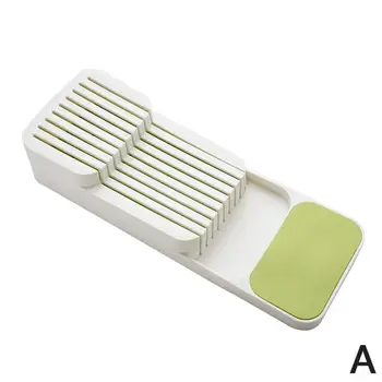 1pc Multifunction Knife Storage Holder Double-layer Cutlery Kitchen Anti-slip For and Organizer Box Storage Tray Design G9G0
1pc Multifunction Knife Storage Holder Double-layer Cutlery Kitchen Anti-slip For and Organizer Box Storage Tray Design G9G0
