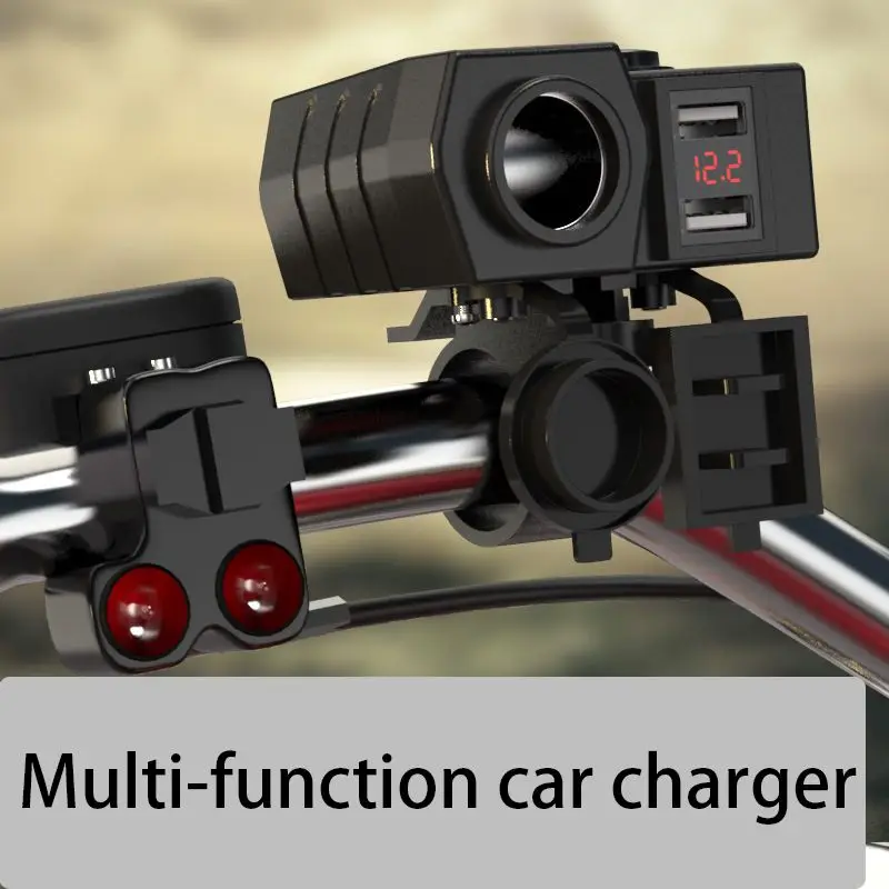 5V / 2.1A Dual USB Charger Socket Waterproof Handlebar Clamp Power Adapter Cigarette Lighter For Mobile / Tablet / GPS
5V / 2.1A Dual USB Charger Socket Waterproof Handlebar Clamp Power Adapter Cigarette Lighter For Mobile / Tablet / GPS