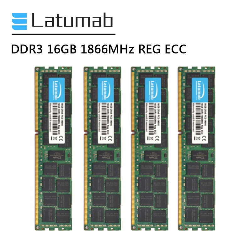 Latumab RAM DDR3 16GB 32GB 64GB 1866MHz REG ECC Server Memory PC3-14900 DDR3 RAM 240 Pins Memoria RAM DDR3 Memory Module
Latumab RAM DDR3 16GB 32GB 64GB 1866MHz REG ECC Server Memory PC3-14900 DDR3 RAM 240 Pins Memoria RAM DDR3 Memory Module