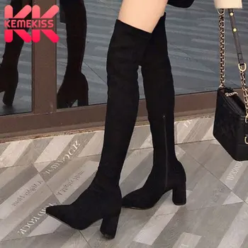 KemeKiss Women Over Knee Boots Sexy Pointed Toe High Heel Winter Shoes Woman Warm Stretch Boot Casual Lady Footwear Size 34-39
KemeKiss Women Over Knee Boots Sexy Pointed Toe High Heel Winter Shoes Woman Warm Stretch Boot Casual Lady Footwear Size 34-39