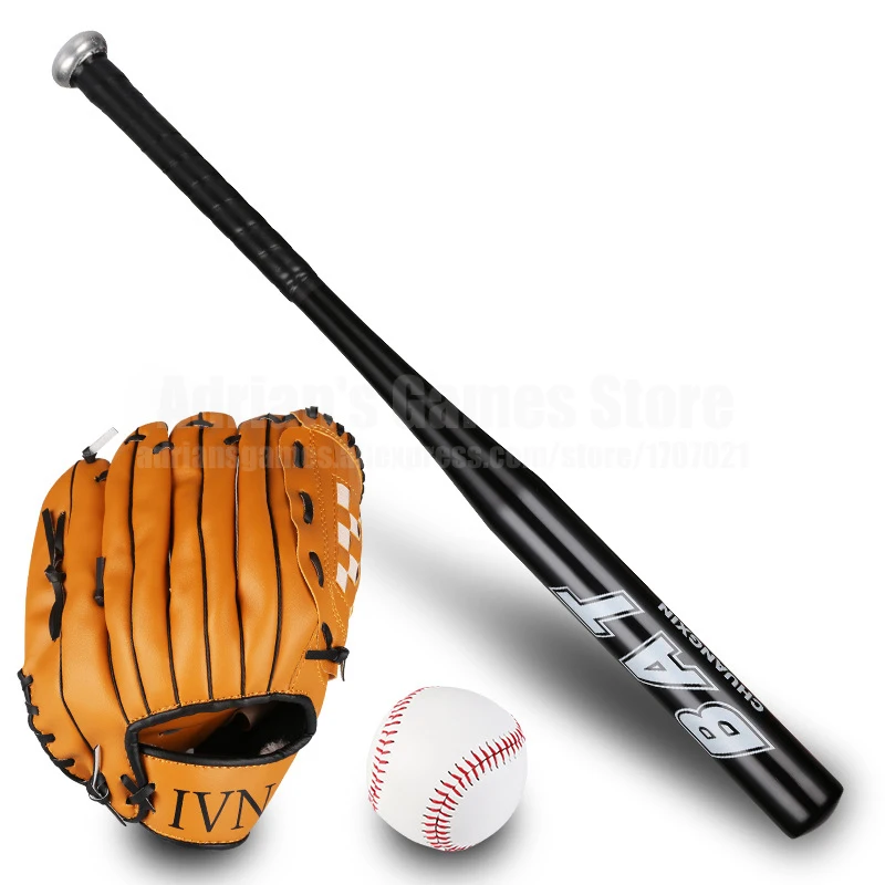 25'' Baseball Set Softball Teenagers/Adults Baseball Bat Kit With 1 Bat & 1 Baseball Glove & 1 Ball