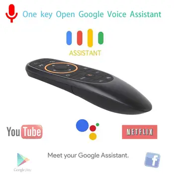 G10 G10S Voice Remote Control 2.4G Wireless Air Mouse Microphone Gyroscope IR Learning for Android Tv Box TX3 H96 Max A95X
G10 G10S Voice Remote Control 2.4G Wireless Air Mouse Microphone Gyroscope IR Learning for Android Tv Box TX3 H96 Max A95X