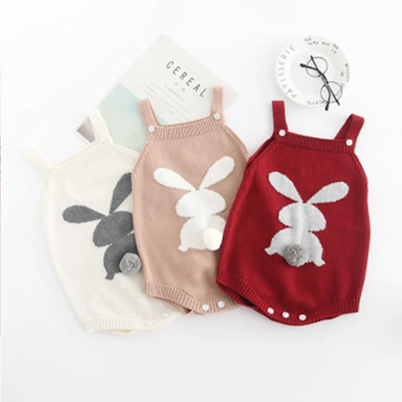 Spring Autumn Cute Rabbit Knit Rompers One-Pieces Jumpsuit Children's Winter Cotton Baby Girls Sleevless Rompers Outfit Clothes
Spring Autumn Cute Rabbit Knit Rompers One-Pieces Jumpsuit Children's Winter Cotton Baby Girls Sleevless Rompers Outfit Clothes