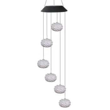 LED Solar Power Wind Chimes Light Waterproof Hanging Spinner Colorful Lighting Courtyard Garden Yard Window Decor
LED Solar Power Wind Chimes Light Waterproof Hanging Spinner Colorful Lighting Courtyard Garden Yard Window Decor