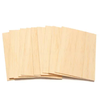 10Pcs Balsa Wood Sheets Wooden Plate 150*100*2mm For House Ship Craft Model DIY
10Pcs Balsa Wood Sheets Wooden Plate 150*100*2mm For House Ship Craft Model DIY