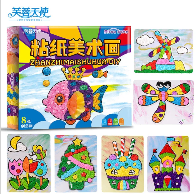 Children'S Educational Creative DIY Handmade Rubbing Paper Sticker Stereo Sticker Painting Children Section Gift Toy Set
Children'S Educational Creative DIY Handmade Rubbing Paper Sticker Stereo Sticker Painting Children Section Gift Toy Set