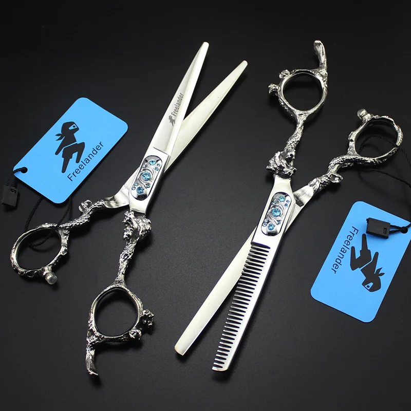 6.0" Oloey Hairdressing Scissors Hair Professional Thinning Shears Set Hair Cutting Scissors Barber Scissors 440c Material
6.0" Oloey Hairdressing Scissors Hair Professional Thinning Shears Set Hair Cutting Scissors Barber Scissors 440c Material