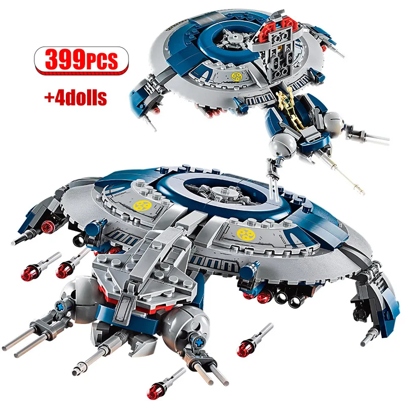 399PCS Forces Armored Adventures Battle Droid Gunship Star Toys Wars Building Blocks with Figures Starwars Toys for Children
399PCS Forces Armored Adventures Battle Droid Gunship Star Toys Wars Building Blocks with Figures Starwars Toys for Children