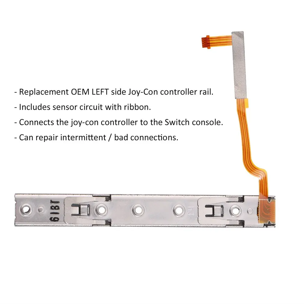 Right rail & sensor for Joy-con controller for Nintend Switch OEM slider Quality Replacement Parts Accessories
Right rail & sensor for Joy-con controller for Nintend Switch OEM slider Quality Replacement Parts Accessories