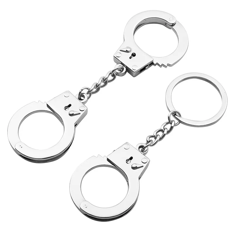 2Pcs Creative Mini Size Handcuffs Keychain Keyring Metal Simulation Handcuffs Model For Car Key Chain Ring Christmas Gifts
2Pcs Creative Mini Size Handcuffs Keychain Keyring Metal Simulation Handcuffs Model For Car Key Chain Ring Christmas Gifts