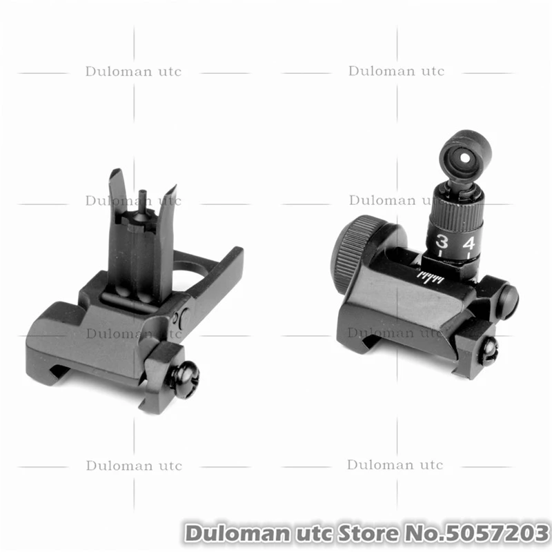 Duloman utc KAC M4 Folding Front and Rear Sight Set Tactical PDW / SR25 Front Folding and 200-600M Meter Flip-Up Rear Sight
Duloman utc KAC M4 Folding Front and Rear Sight Set Tactical PDW / SR25 Front Folding and 200-600M Meter Flip-Up Rear Sight