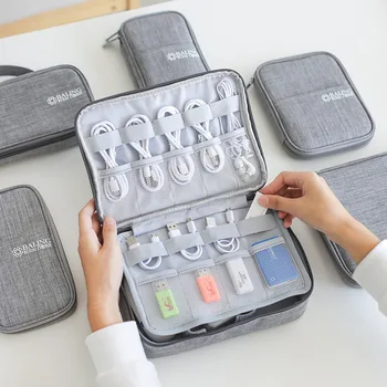 Waterproof Multifunction Organizer Bags Mobile Power U Disk SD cards Electronic Gadgets Storage Box Office Trave Accessories
Waterproof Multifunction Organizer Bags Mobile Power U Disk SD cards Electronic Gadgets Storage Box Office Trave Accessories