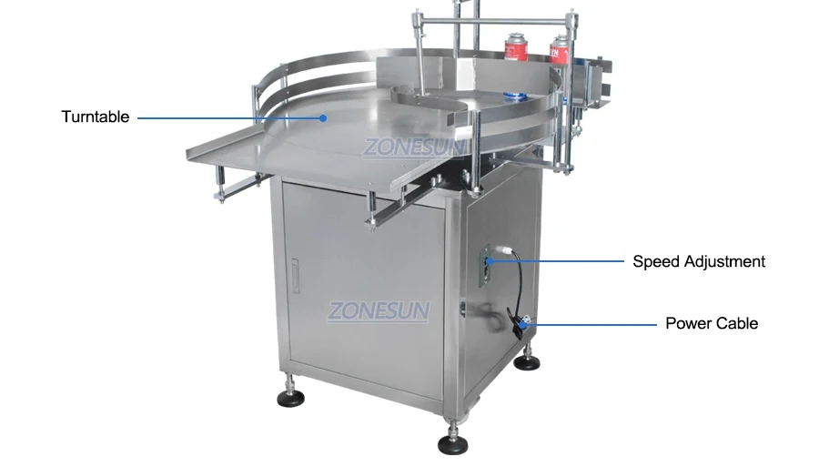 ZONESUN ZS-FAL180P5 Máquina para encher e tampar líquidos com 4 bicos