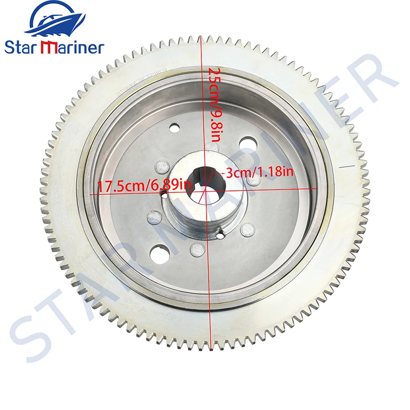 

Electrical Flywheel Rotor 688-85550-00 For Yamaha Outboard Motor 2T 75HP 85HP 90HP Parsun T85-05000400W 688-85550 Boat Engine