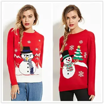 Women Winter Warm Christmas Jumper Sweater Snowflake Knitted Pullover Tops 
Women Winter Warm Christmas Jumper Sweater Snowflake Knitted Pullover Tops