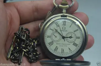 Elaborate Chinese antique collection copper mechanical statue of old pocket watch 
Elaborate Chinese antique collection copper mechanical statue of old pocket watch