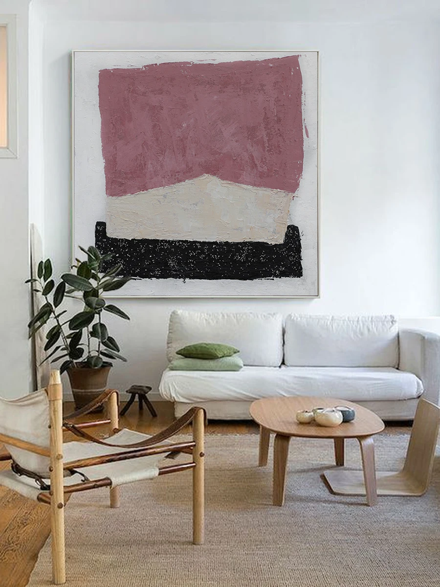 Handmade Abstract Painting Canvas Art Minimalist Acrylic Painting Oversize Wall Art Grey Purple Painting Modern Art Home Decor 
Handmade Abstract Painting Canvas Art Minimalist Acrylic Painting Oversize Wall Art Grey Purple Painting Modern Art Home Decor