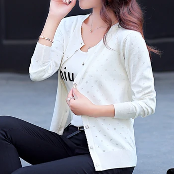 2019 Cropped Cardigan Women Long Sleeve Round Neck Thin Hollow Knitted Cardigan Summer Cherry Blossom Buttons Harajuku Sweater
2019 Cropped Cardigan Women Long Sleeve Round Neck Thin Hollow Knitted Cardigan Summer Cherry Blossom Buttons Harajuku Sweater