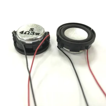 SOTAMIA 2Pcs 24mm Full Range Speaker 4 Ohm 3W Loudspeaker Rubber Edge Silver Cap Home Theater Mini Sound Speaker 
SOTAMIA 2Pcs 24mm Full Range Speaker 4 Ohm 3W Loudspeaker Rubber Edge Silver Cap Home Theater Mini Sound Speaker