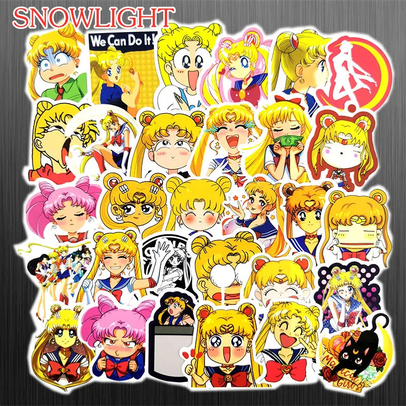 50 PCS Japan Anime Sailor Moon Girl Scrapbooking Tsukino Usagi Sticker For Skateboard Laptop Luggage Waterproof Stickers
50 PCS Japan Anime Sailor Moon Girl Scrapbooking Tsukino Usagi Sticker For Skateboard Laptop Luggage Waterproof Stickers