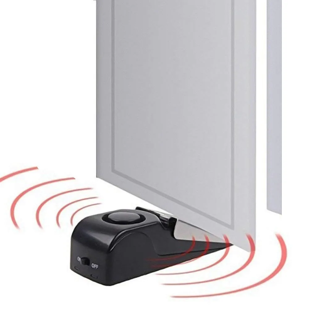 120dB Mini Wireless Vibration Alarm Door Stop Alarm for home Wedge Shaped Stopper Alert Security System Block Blocking System
120dB Mini Wireless Vibration Alarm Door Stop Alarm for home Wedge Shaped Stopper Alert Security System Block Blocking System
