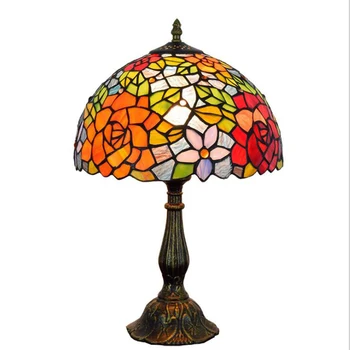 Tiffany Lamp Vintage Table Light Home Decoration Bedside Light Study Stained Glass Art Desk LED Table Lamp
Tiffany Lamp Vintage Table Light Home Decoration Bedside Light Study Stained Glass Art Desk LED Table Lamp