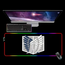 RGB LED Gaming Mouse Pad Mousepad Keyboard Desk Carpet Game Rubber No-slip Mouse Mat 90x40 Tapis De Souris Attack on Titan Logo
RGB LED Gaming Mouse Pad Mousepad Keyboard Desk Carpet Game Rubber No-slip Mouse Mat 90x40 Tapis De Souris Attack on Titan Logo