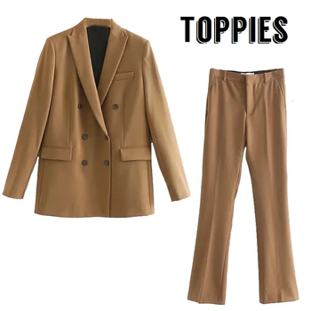 2020 Spring Autumn Suits Ladies Office Two Piece Set Double Breasted Blazer Winter Jacket Women High Waist Pants Suit
2020 Spring Autumn Suits Ladies Office Two Piece Set Double Breasted Blazer Winter Jacket Women High Waist Pants Suit