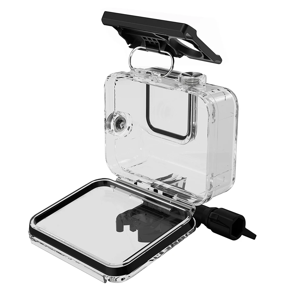 Waterproof Case Classic Colors Simple Enduring Housing Metal Button 60m Protective Cover for GoPro HERO8 Black
Waterproof Case Classic Colors Simple Enduring Housing Metal Button 60m Protective Cover for GoPro HERO8 Black