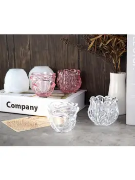 2 Style DIY Rose Flower Glass Glazed Cup Resin Mold Glazed Candlestick Base Candle Holder Silicone Mold Art Crafts Tools 
2 Style DIY Rose Flower Glass Glazed Cup Resin Mold Glazed Candlestick Base Candle Holder Silicone Mold Art Crafts Tools