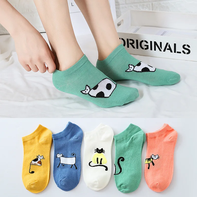 5 pairs 1 lot Cartoon Women Socks Cotton Invisible Socks Cute Animal Stereo Ear Girl Ankle Harajuku Breathable Socks skarpety
5 pairs 1 lot Cartoon Women Socks Cotton Invisible Socks Cute Animal Stereo Ear Girl Ankle Harajuku Breathable Socks skarpety