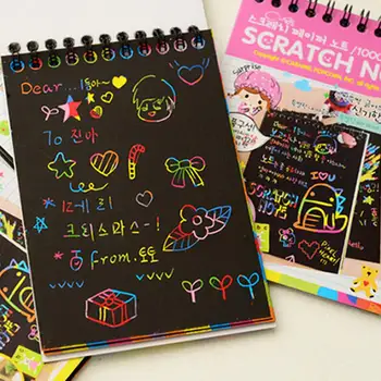 Kuulee 12 Sheet Magic Scraping Drawing Paper Colorful Painting Doodle Notebook Scratch Art Gift for Kids Random Color
Kuulee 12 Sheet Magic Scraping Drawing Paper Colorful Painting Doodle Notebook Scratch Art Gift for Kids Random Color