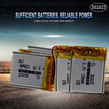 10pcs 3.7V 110mAh 302025 PLIB polymer lithium ion Li-ion battery for smart watch,blue tooth,GPS,mp3,mp4,toy,speaker
10pcs 3.7V 110mAh 302025 PLIB polymer lithium ion Li-ion battery for smart watch,blue tooth,GPS,mp3,mp4,toy,speaker