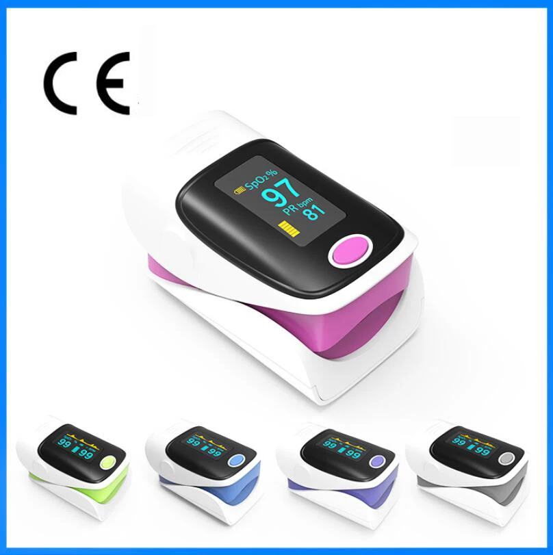 

LED Pulse Oximeters Finger Pulse Oximeter With Case Fingertip Oximetro de pulso de dedo Saturator Pulsioximetro Blood Oxygen