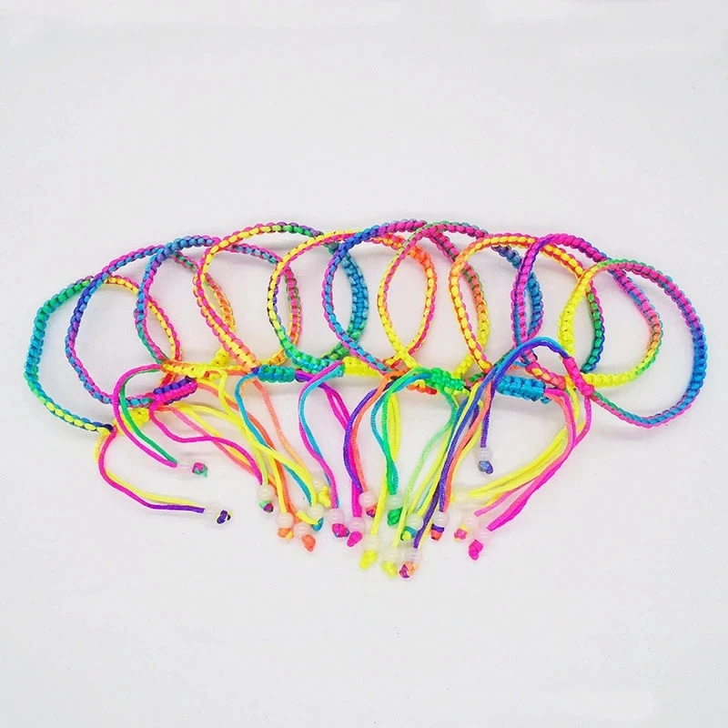 10 x Colourful Handmade Braided Cord Thread Women Friendship Adjustable Bracelets Ankle Jewellery Accessories Gift
10 x Colourful Handmade Braided Cord Thread Women Friendship Adjustable Bracelets Ankle Jewellery Accessories Gift