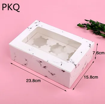 10Pcs White Kraft Paper Box 6 Cup Cake Packing Box Baking Cupcake Boxes Retail Cake Gift Box 24*16*7.5cm
10Pcs White Kraft Paper Box 6 Cup Cake Packing Box Baking Cupcake Boxes Retail Cake Gift Box 24*16*7.5cm