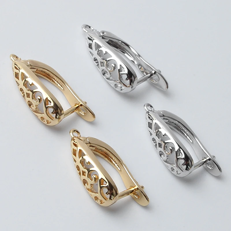 popular DIY Earrings Clasps Hooks for Woman Handmade Jewelry Making Accessories Fashion Design Hollow Earrings Hooks
popular DIY Earrings Clasps Hooks for Woman Handmade Jewelry Making Accessories Fashion Design Hollow Earrings Hooks