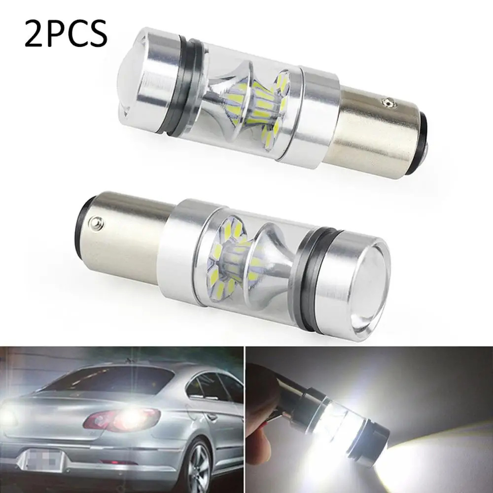2Pcs 1157 BSY15D White 20-SMD LED Bulbs 100W LED Turn Signal Backup Light Reverse Light Bulb Daytime Running Lamp
2Pcs 1157 BSY15D White 20-SMD LED Bulbs 100W LED Turn Signal Backup Light Reverse Light Bulb Daytime Running Lamp